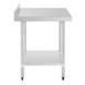 Tables en acier inoxydable avec rebord Vogue profondeur de 700mm