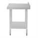 Table en acier inoxydable avec rebord Vogue 900 x 700mm