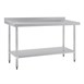 Table en acier inoxydable avec rebord Vogue 1500 x 700mm