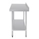 Table en acier inoxydable avec rebord Vogue 1500 x 700mm