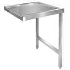 Table de sortie droite pour lave-vaisselle à capot Vogue 600mm