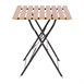 Table bistro carrée en imitation bois Bolero 600mm