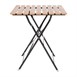 Table bistro carrée en imitation bois Bolero 600mm