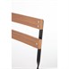 Chaises bistro en imitation bois Bolero (Lot de 2)