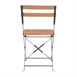 Chaises bistro en imitation bois Bolero (Lot de 2)