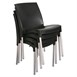 Chaises bistro empilables Bolero noires (Lot de 4)