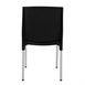 Chaises bistro empilables Bolero noires (Lot de 4)