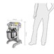 Batteur planétaire Buffalo 9L 550W