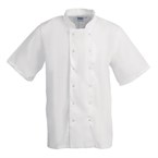 Veste de cuisine mixte Whites Boston manches courtes blanche