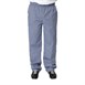 Pantalon de cuisine mixte Whites Vegas petits carreaux bleus et blancs