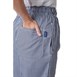 Pantalon de cuisine mixte Whites Vegas petits carreaux bleus et blancs