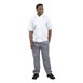 Pantalon de cuisine mixte Whites Vegas petits carreaux bleus et blancs