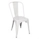 Chaises en acier blanc Bolero Bistro (lot de 4)