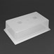 Bac en  polypropylène avec couvercle Vogue GN 1/1 150mm (lot de 2)