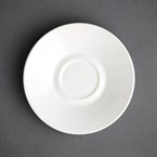 Soucoupe pour tasse espresso Olympia blanche  (Lot de 12)