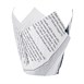 Cornets à frites antigraisse motif papier journal (lot de 1100)