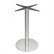 Pied de table rond en acier inoxydable Bolero