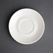 Soucoupe pour tasses 228ml et 340ml Olympia blanche (Lot de 12)