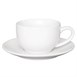 Soucoupe pour tasses 228ml et 340ml Olympia blanche (Lot de 12)
