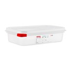 Boîtes alimentaires en polypropylène GN 1/4  Araven 1,8L (lot de 4)