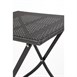 Table carrée pliante en rotin PE Bolero 600mm