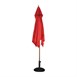 Parasol carré Bolero 2,5m rouge