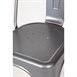 Chaises en acier gris métallisé Bolero Bistro (lot de 4)