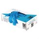 ACHAT EN GROS Gants en vinyle poudrés bleus x500 avec support mural GRATUIT