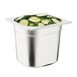Ensemble inox 6 GN 1/6 avec couvercles Vogue (2 entretoises 325 x 25mm)