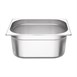 Ensemble de bacs GN 2 x 1/2 en inox avec couvercles Vogue