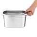 Ensemble de 4 bacs GN 1/4 en inox avec couvercles Vogue