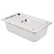 Bac GN 1/1 en inox avec couvercle Vogue