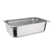 Bac GN 1/1 en inox avec couvercle Vogue