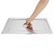 Bac GN 1/1 en inox avec couvercle Vogue