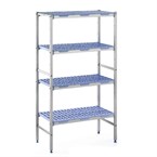 Rayonnage modulaire 4 niveaux Tournus 400 x 1092mm