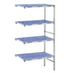 Rayonnage modulaire en angle 4 niveaux Tournus 400 x 1251mm