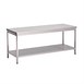 Table inox avec étagère basse Gastro M 1000 x 700 x 890mm