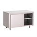 Table armoire inox avec portes coulissantes Gastro M 2000 x 700 x 850mm
