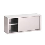 Placard mural inox avec portes coulissantes Gastro M 660 x 1400 x 400mm