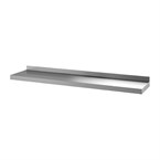 Etagère murale inox sans supports Gastro M 1400 x 400mm
