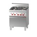 Fourneau 4 feux sur four gaz Gastro M 650 65/70CFG