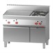 Plaque coup de feu gaz Gastro M 650 et 2 feux vifs sur four à gaz et placard fermé 65/110TPG