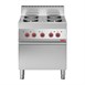 Fourneau électrique 4 plaques Gastro M 650 sur four électrique à convection