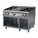 Plaque coup de feu à gaz Gastro M 700 avec 4 feux vifs sur placard ouvert GM70/120TPPCG2