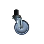 Lot de 4 roues pivotantes 2 avec frein Gastro M PVC 100mm