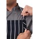 Tablier bavette tissé Chef Works Premium rayures bleue marine et blanches