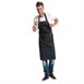 Tablier bavette Chaud Devant Black Denim noir