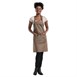 Tablier bavette Chaud Devant Mud Denim marron