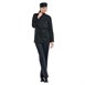 Veste de cuisine mixte Chaud Devant Hilton Poco manches longues noire