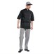 Veste de cuisine mixte Chaud Devant Hilton Poco manches courtes noire